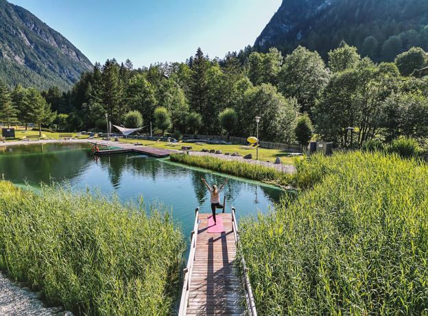 Morning Yoga in the Alvierbad